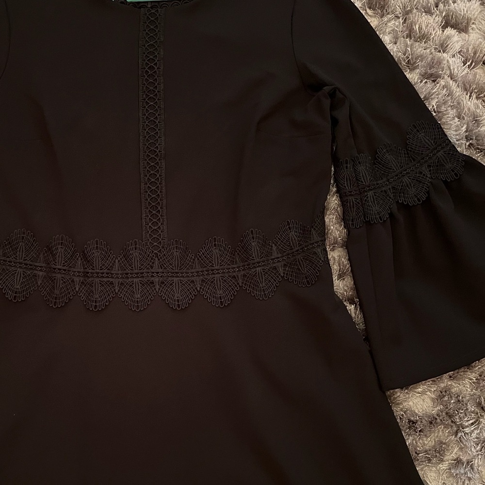 Banana Republic Black Bell Sleeve Dress - Picture 6 of 10